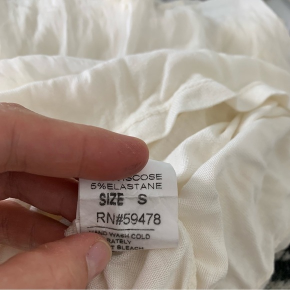 Boho Chic Ethereal Semi Sheer Embroidered Silk Blend Top Womens S Floral Italy - Picture 7 of 17